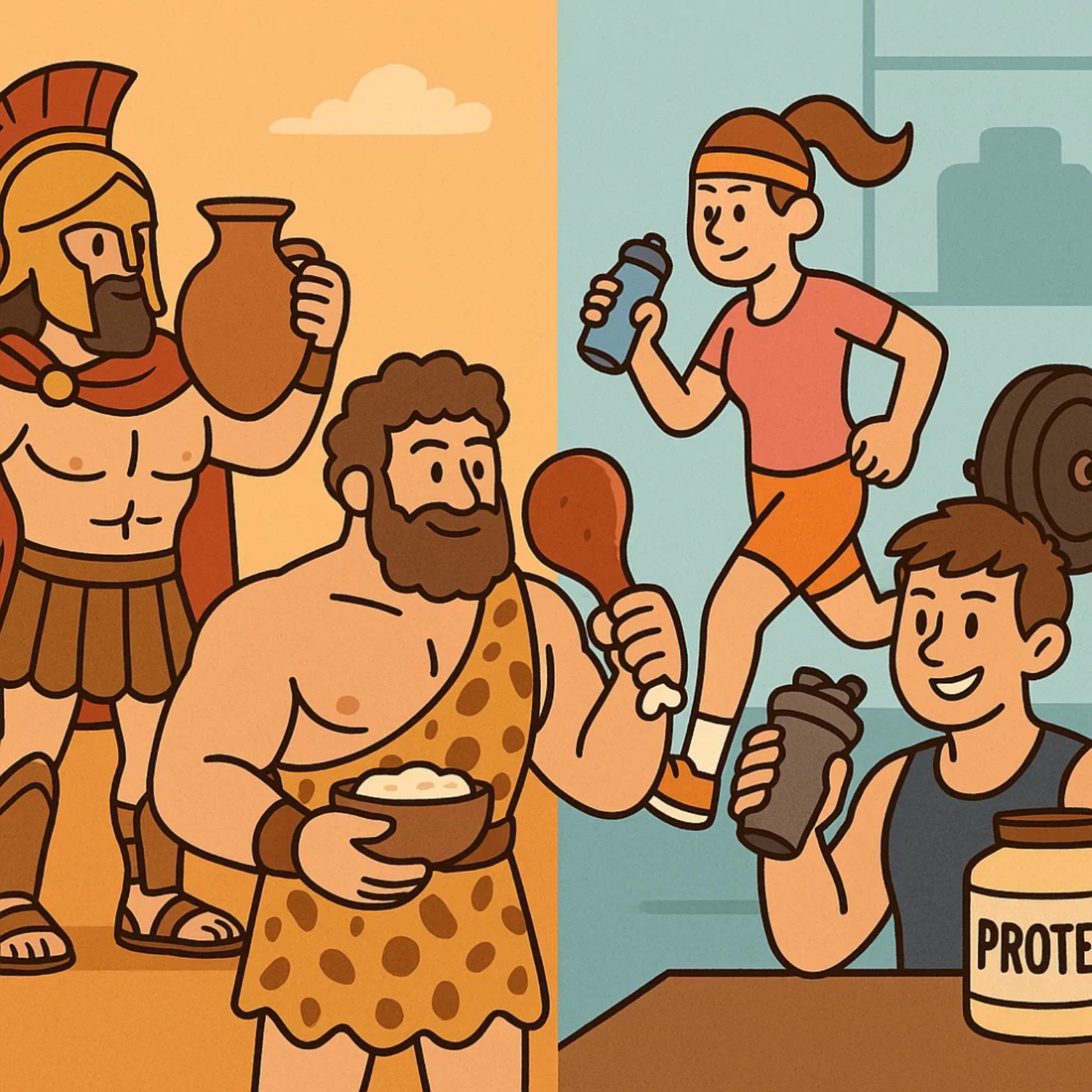 The Protein Powder Paradox: From Ancient Warriors to Modern Shakers