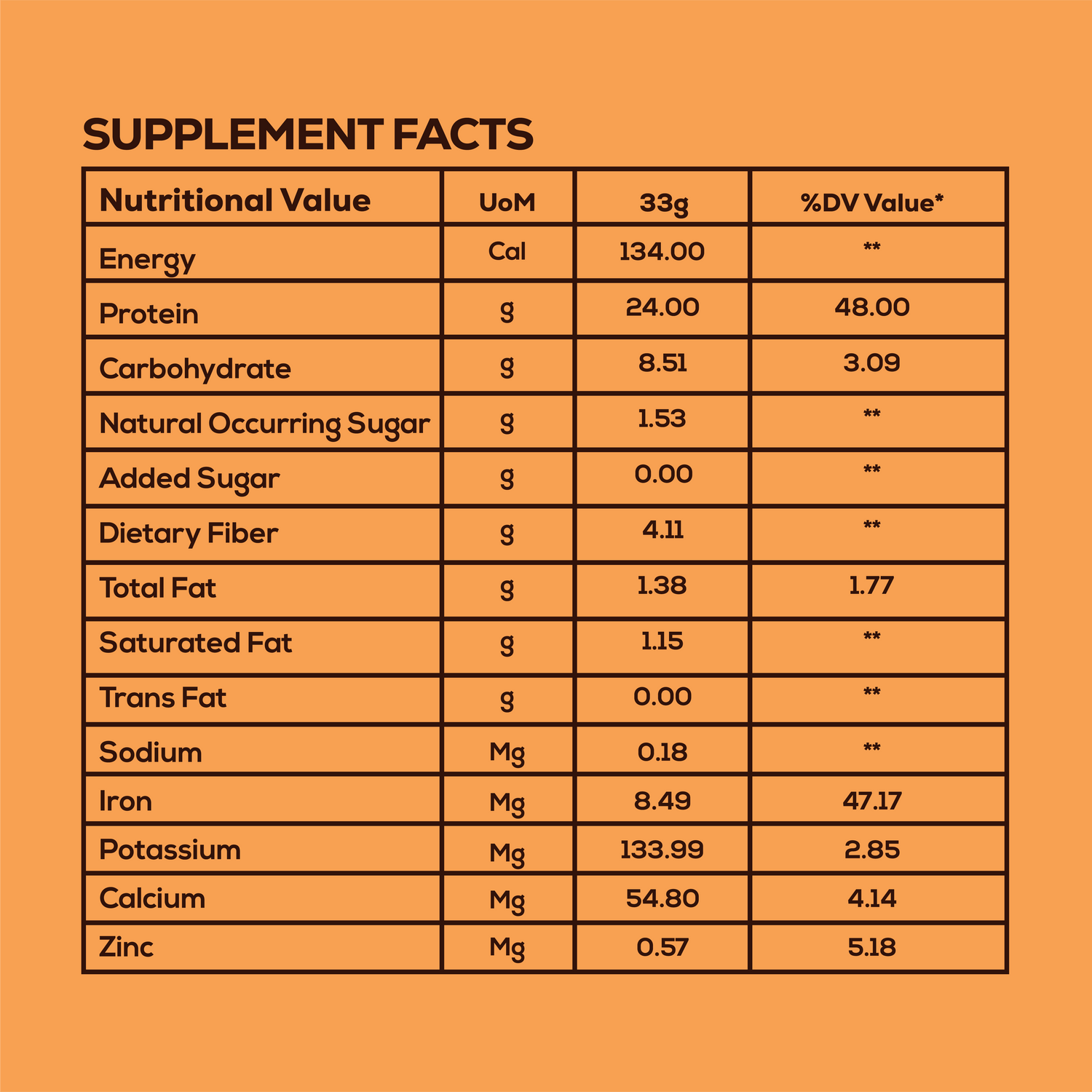 Kale Hazelnut Real Vanilla
