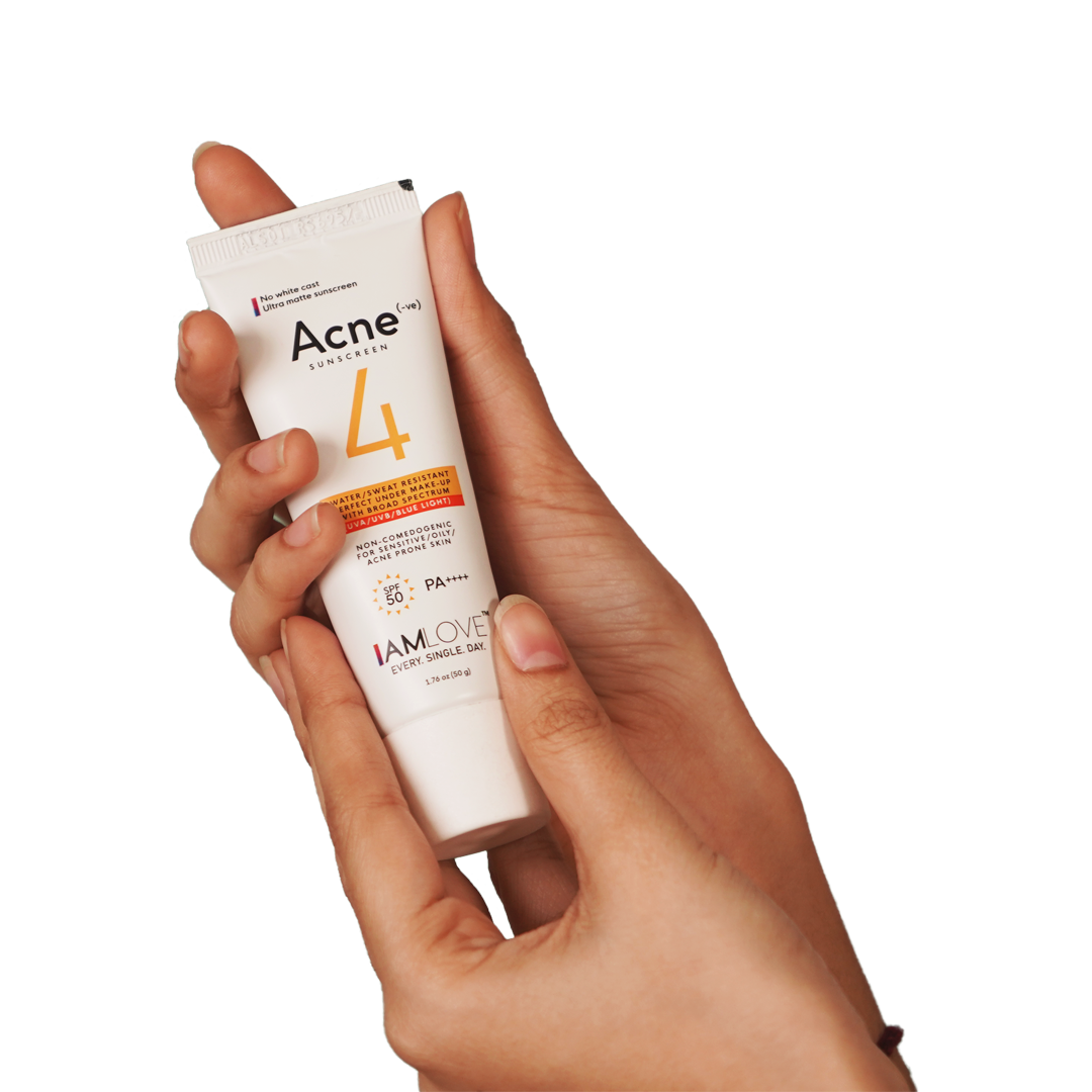 Acne (-ve)⁴ Sunscreen